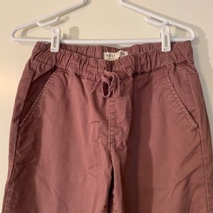 Mauve Denim Joggers /Pants